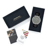 Mykonos Vegan Leather Watch Silver/Grey/Black Watch Hurtig Lane Vegan Watches