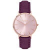Hymnal Vegan Suede Watch All Rose Gold & Camel Brown - Hurtig Lane - sustainable- vegan-ethical- cruelty free
