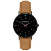 Moderno Vegan Suede Watch All Black & Forest Green Watch Hurtig Lane Vegan Watches