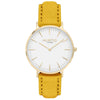 Hymnal Vegan Watch Suede Gold, White & Berry Watch Hurtig Lane Vegan Watches